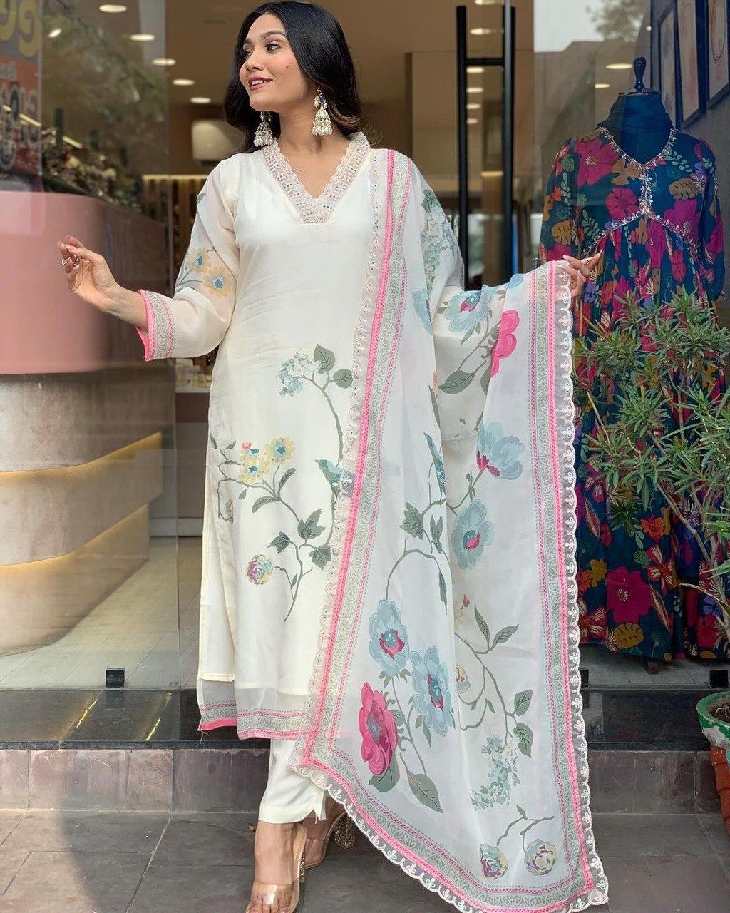 DC G37 Silk Digital Printed Kurti With Bottom Dupatta Wholesalers in India
